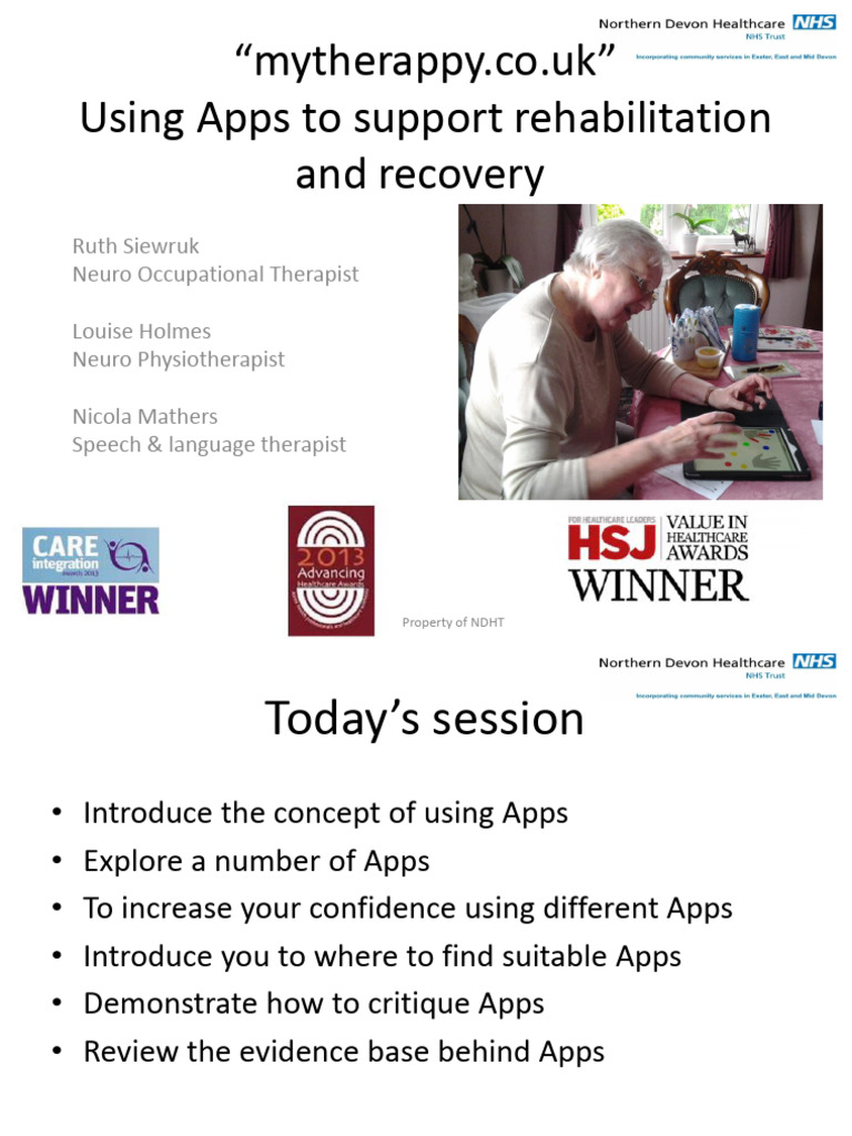 Apps for Stroke Rehabilitation | PDF | Physical Therapy | Psychotherapy