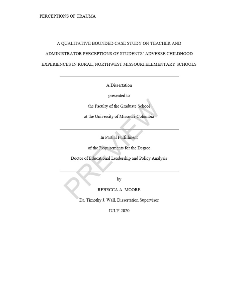 Teacher Views on Student Trauma | PDF | Child Abuse | Psychological Trauma