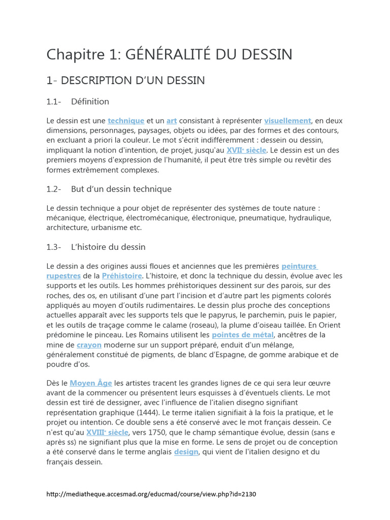 Introduction au dessin technique | PDF | Perspective (représentation ...