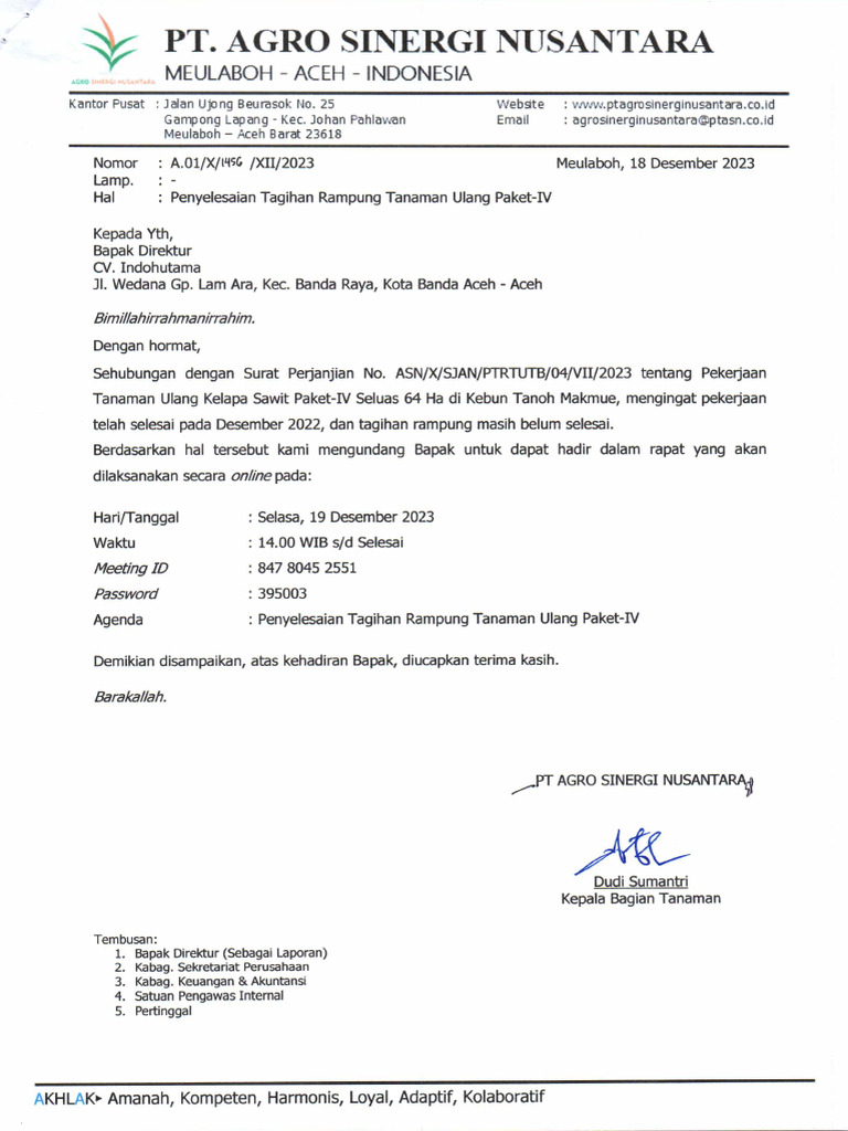 X - 1456 - Penyelesaian Tagihan Rampung Tanaman Ulang Paket - IV | PDF