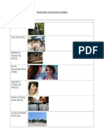 Shot Sizes and Camera Angles