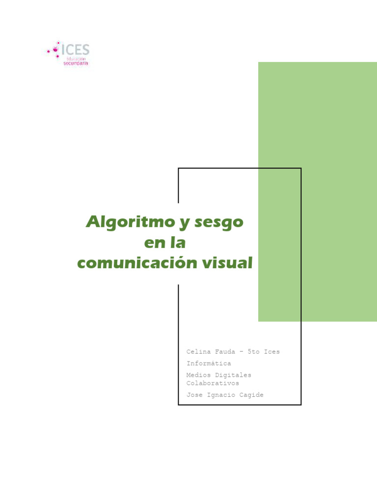 Sesgo Algorítmico en IA y Soluciones | PDF | Inteligencia artificial ...