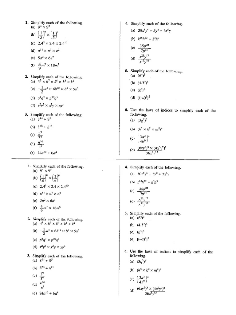 Indices | PDF