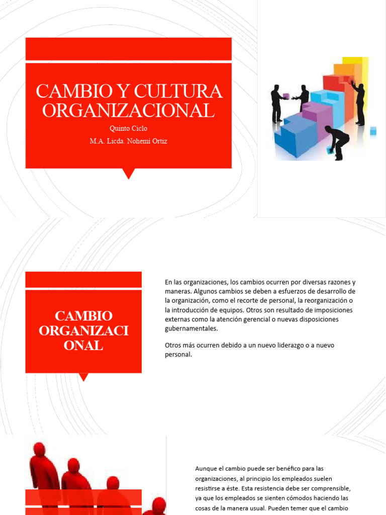 Clase 14. - Cambio y Cultura Organizacional | PDF | Cultura ...