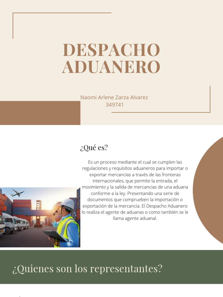Despacho Aduanero Pdf Aduana