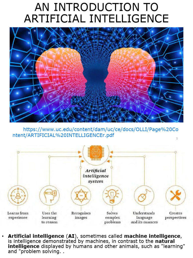 Introduction to artificial intelligence pdf artificial intelligence