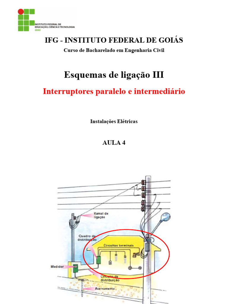 Aula 4 Esquemas De Ligação Iii Interruptores Paralelo E