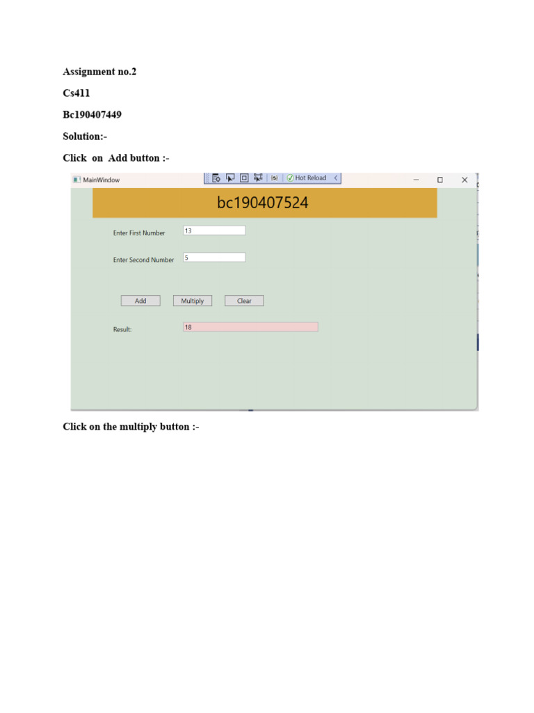 C# Calculator App Code Example | PDF | Computer Programming | Software ...