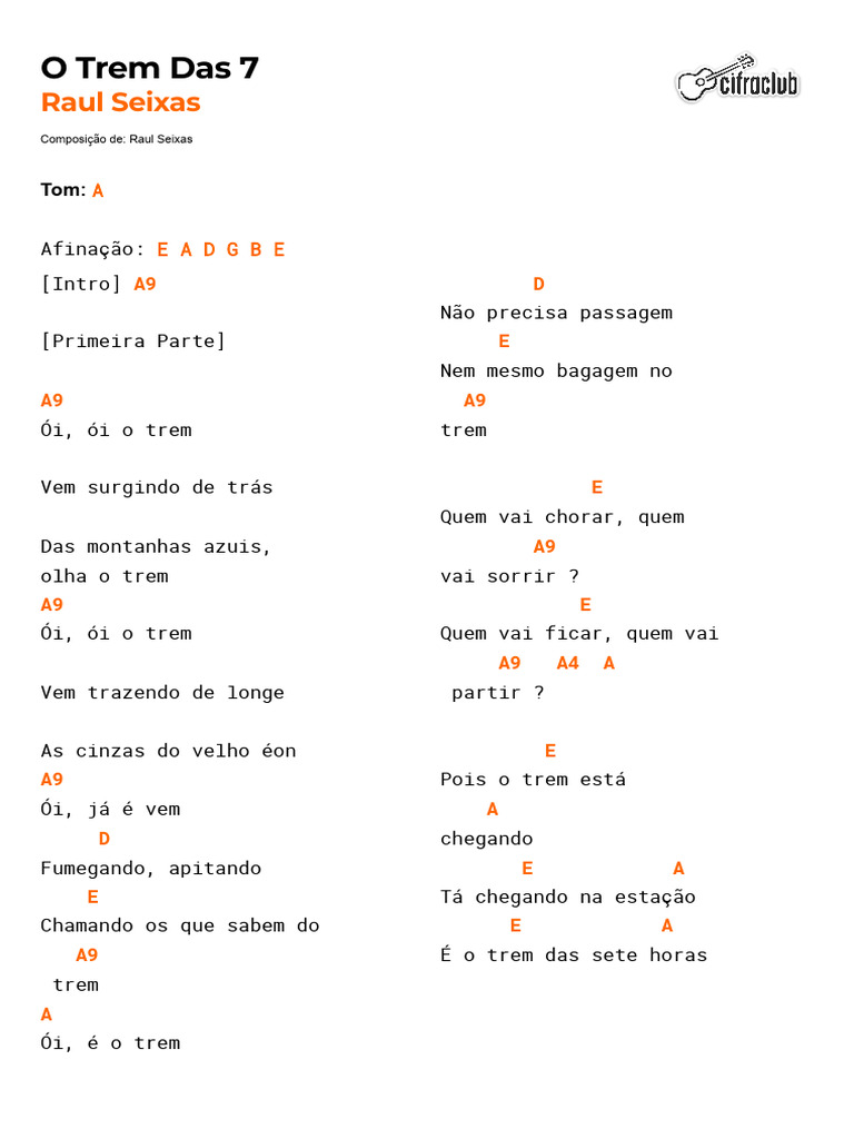 O Trem Das 7 | PDF