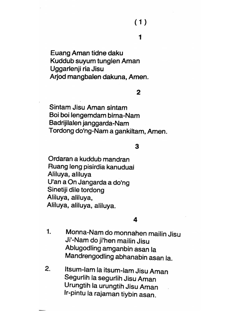 Sora Kaninkin Kambol | PDF