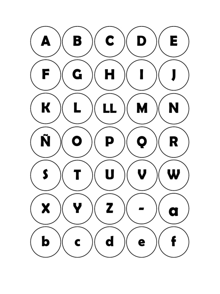 Abecedario Completo En Español Pdf