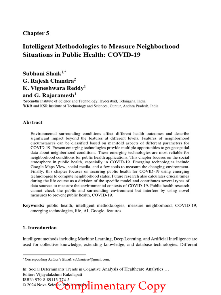 Book Chapter Pdf Artificial Intelligence Intelligence Ai