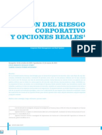 Gestion Riesgo Corporativo Opciones Reales