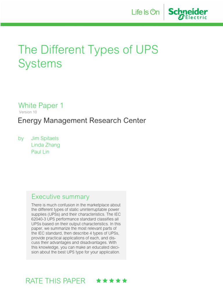 Understanding UPS Types and Performance | PDF | Sine Wave ...