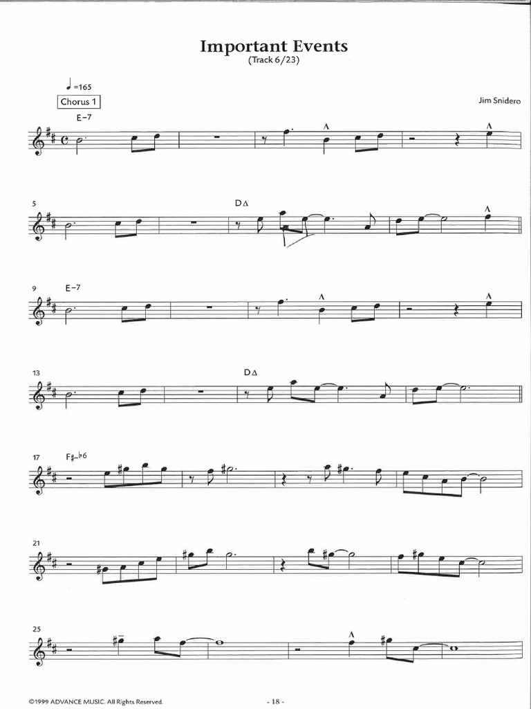 Important events pdf