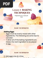 Classic Baking Methods and Common Techniques | PDF | Baking | Butter