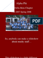 The Delta Beta Chapter: Alpha Phi