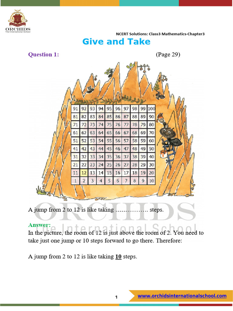 NCERT Class 3 Math Solutions Guide | PDF