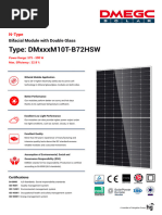 DMEGC 610W Bifacial Module Datasheet | PDF | Electrical Engineering ...