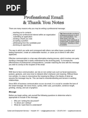 Ces Professional Email Thank You Note Guide 0