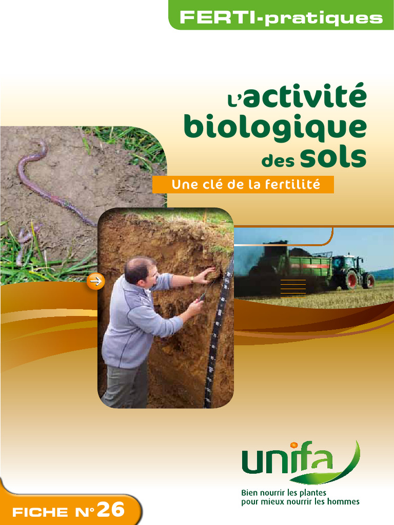 Activité biologique des sols et fertilité | PDF | Sol (pédologie ...