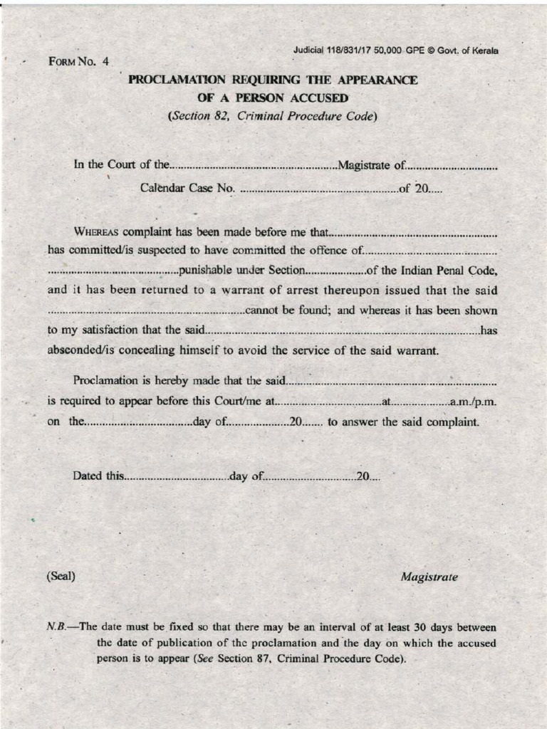 Proclamation | PDF