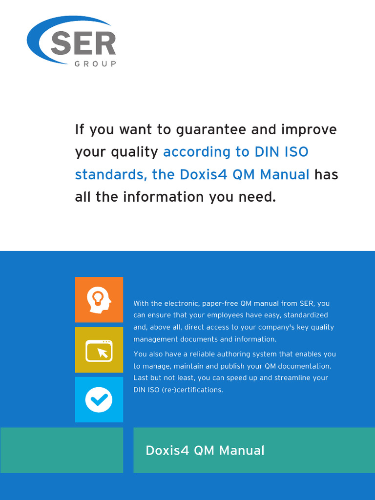 Doxis4 QM Manual for ISO Compliance | PDF | Metadata | Tablet Computer