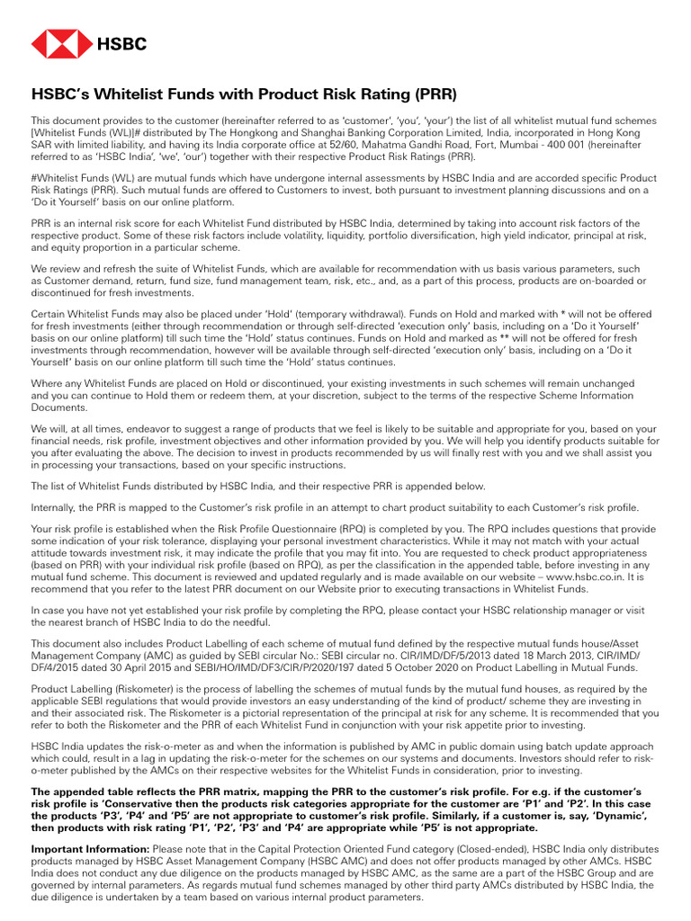 What Is Product Risk Rating