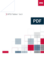 SPSS Tables 14.0