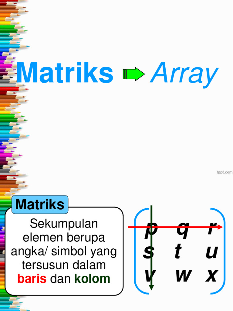 Panduan Lengkap Matriks dan Operasinya | PDF