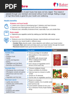 Understanding Dietary Fibre Benefits | PDF | Dietary Fiber | Diet ...