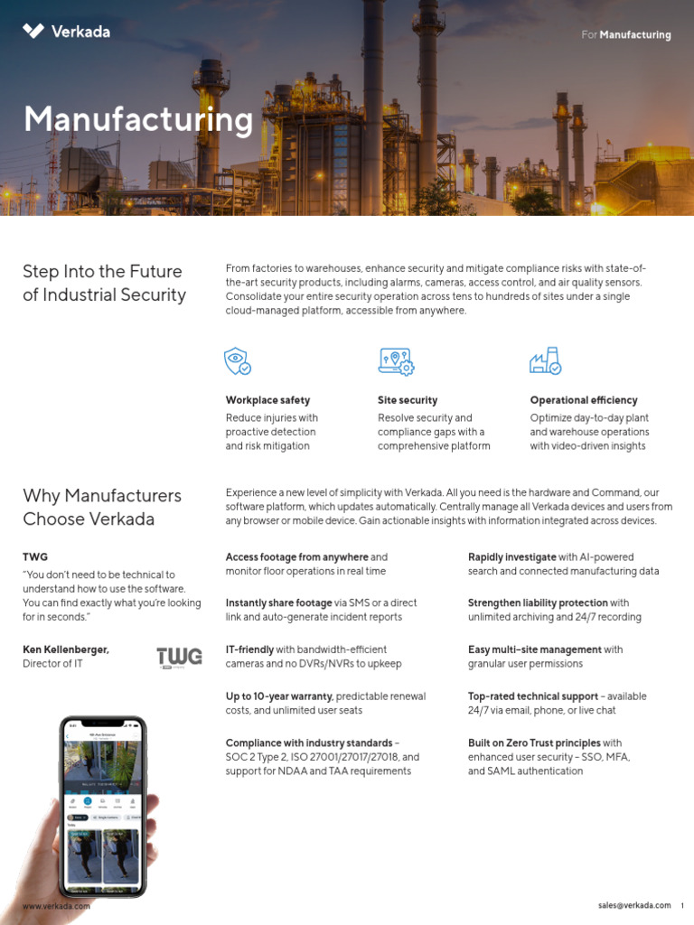 Manufacturing Solutions | PDF | Computer Security | Security