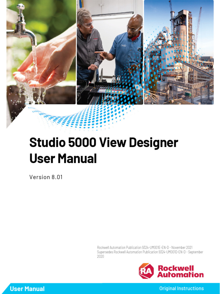 Studio 5000 View Designer Manual 8.01 | PDF | User Interface | Automation