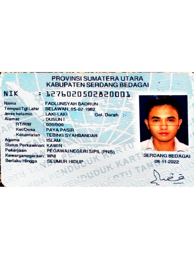 KTP Sergai | PDF