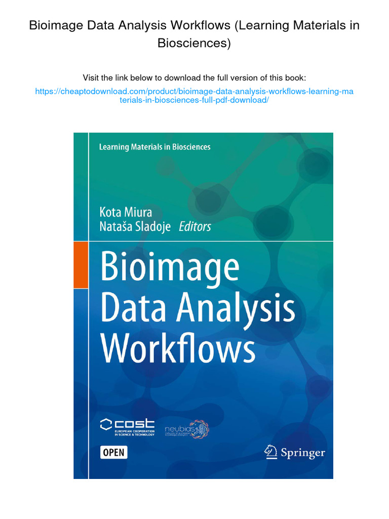 Bioimage Data Analysis Workflows (Learning Materials in Biosciences ...