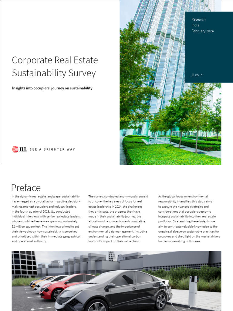JLL Corporate Real Estate Sustainability Survey 2024 | PDF ...