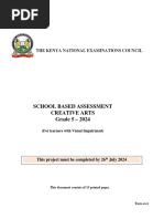CREATIVE GRADE 4 PROJECT 2025 | PDF | Knot | Learning