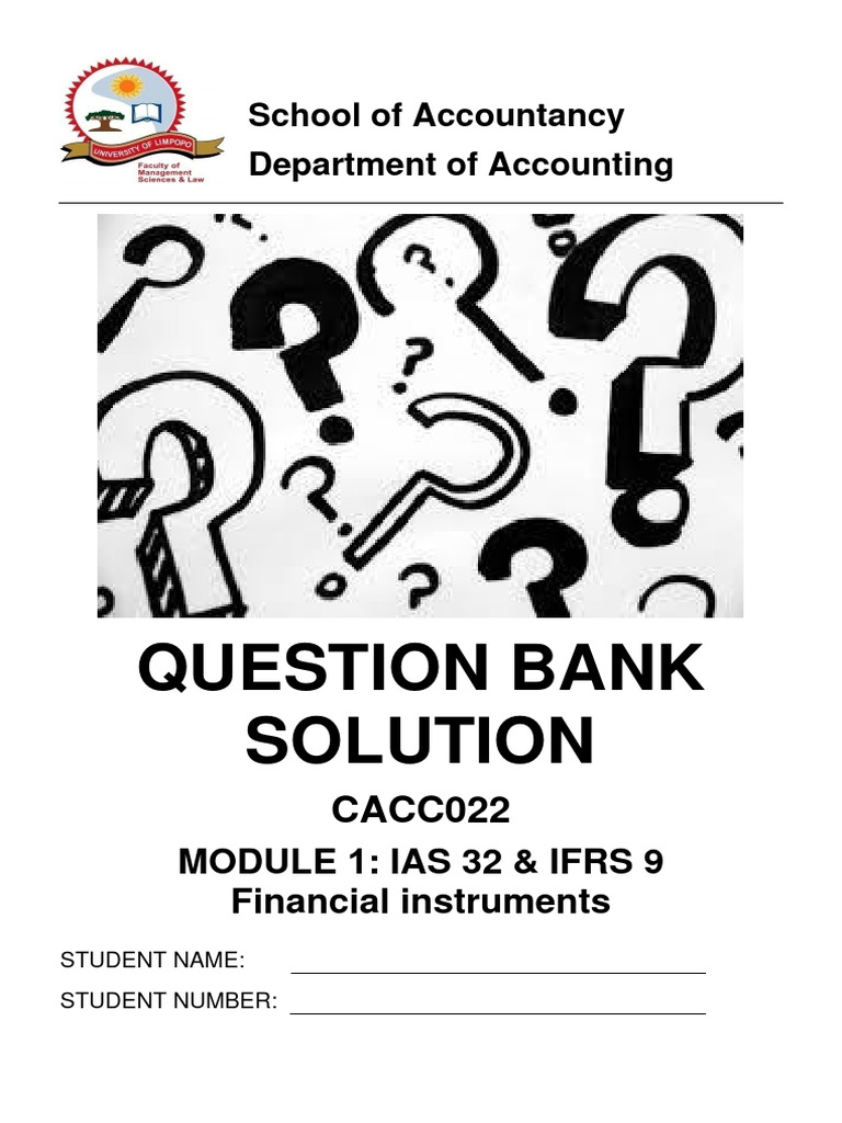 Cacc022 ifrs 9 solutions 2024 pdf fair value equity finance 