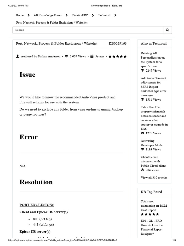 SQL Server Antivirus Exclusion Guidelines | PDF | Microsoft Sql Server ...