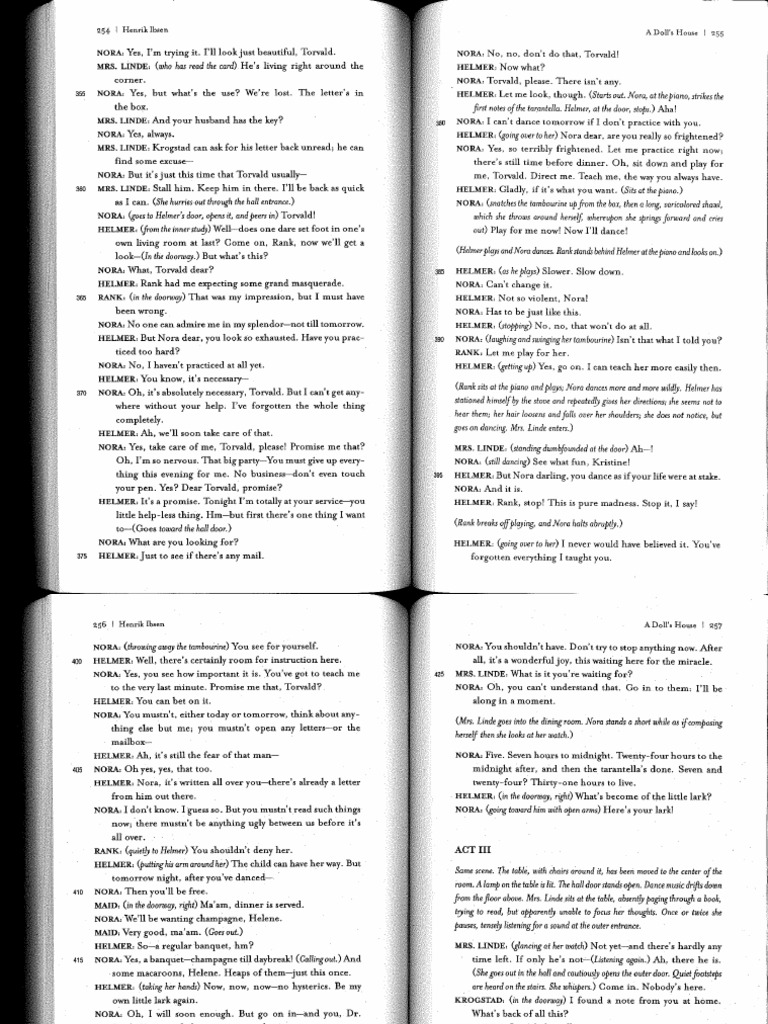 Fourth part a doll s house pdf