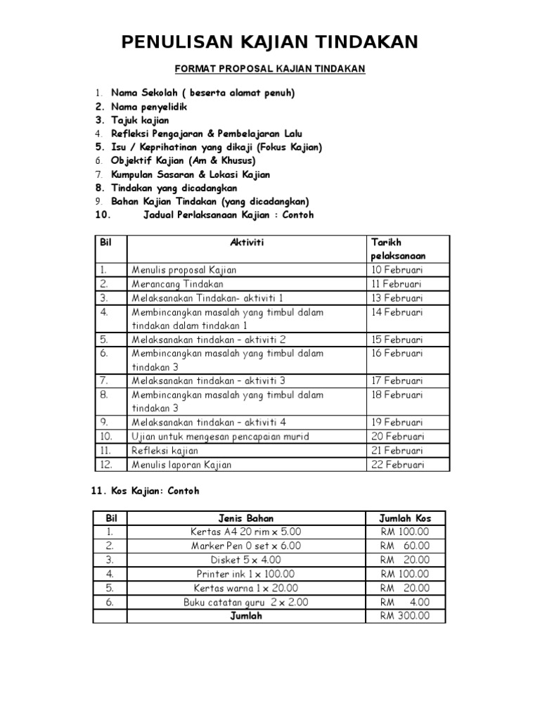Format Penulisan Proposal KT & Laporan KT | PDF | Karier & Perkembangan