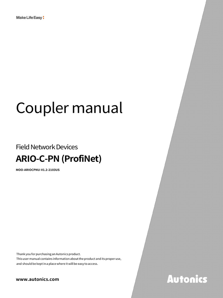 02-3 PN ProfiNet MOO-ARIOCPNU-V1 2-2103US W | PDF | Computer ...