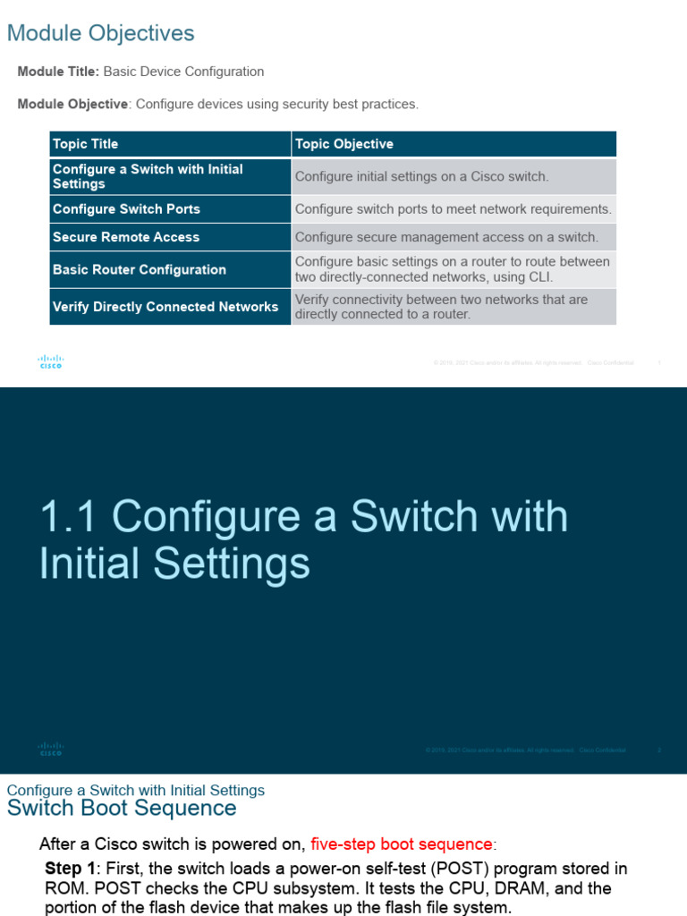 Cisco Switch Basic Configuration Guide | PDF | I Pv6 | Secure Shell