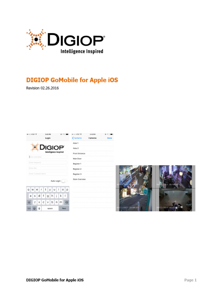DIGIOP GoMobile Login Guide | PDF | Ios | Arm Architecture
