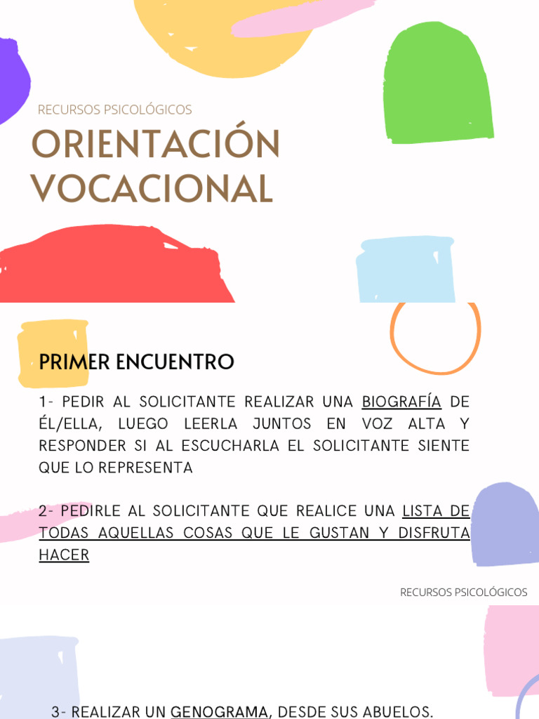 Guía de Orientación Vocacional Efectiva | PDF | Crecimiento personal y ...