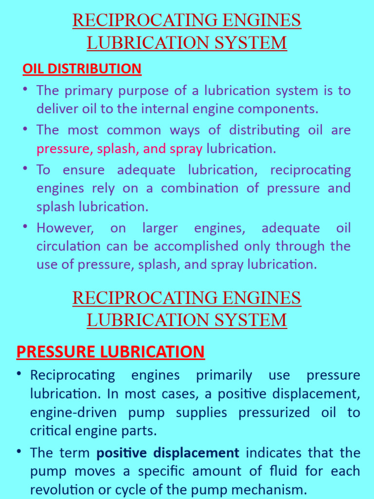 Slides for b sc am pt iv oil system piston engine download free pdf