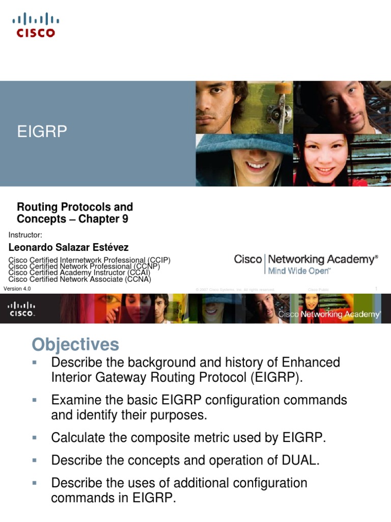 Eigrp: Routing Protocols and Concepts - Chapter 9 | PDF | Routing ...