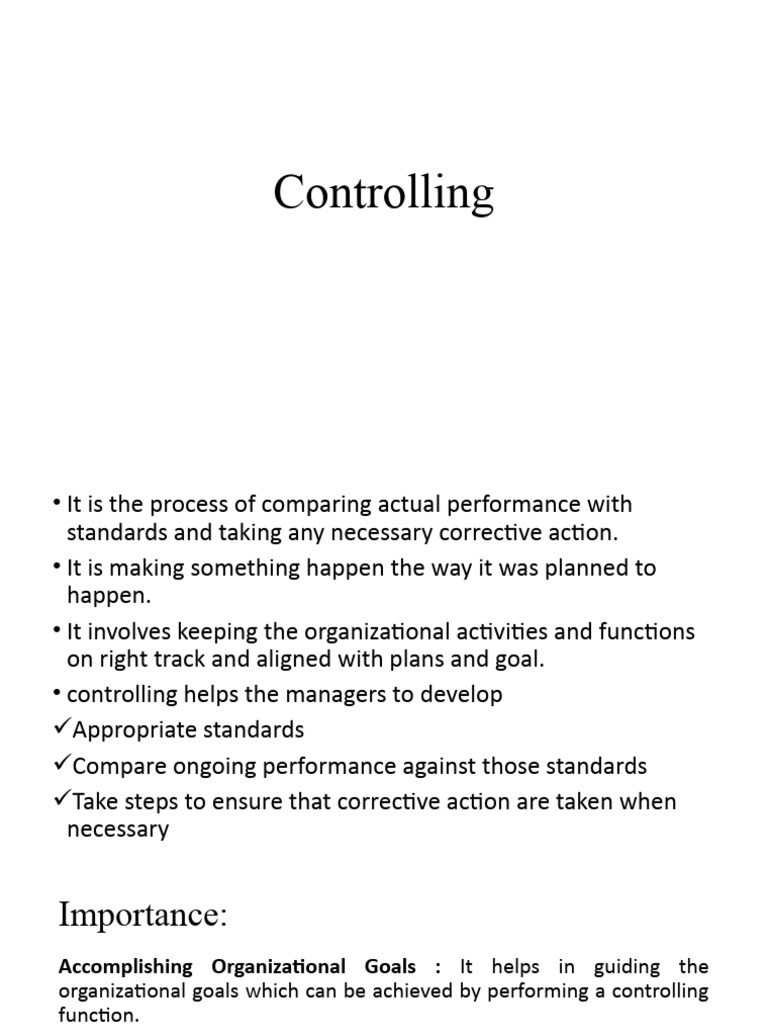 12 Controlling | PDF | Disciplines | Quantitative Research
