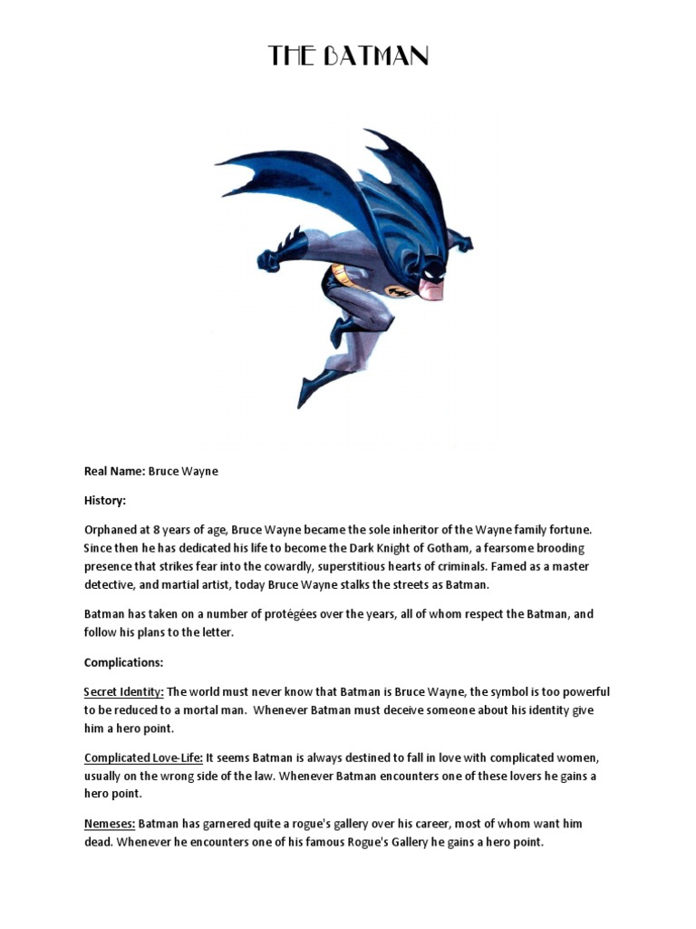 The Batman | PDF | Batman | Leisure