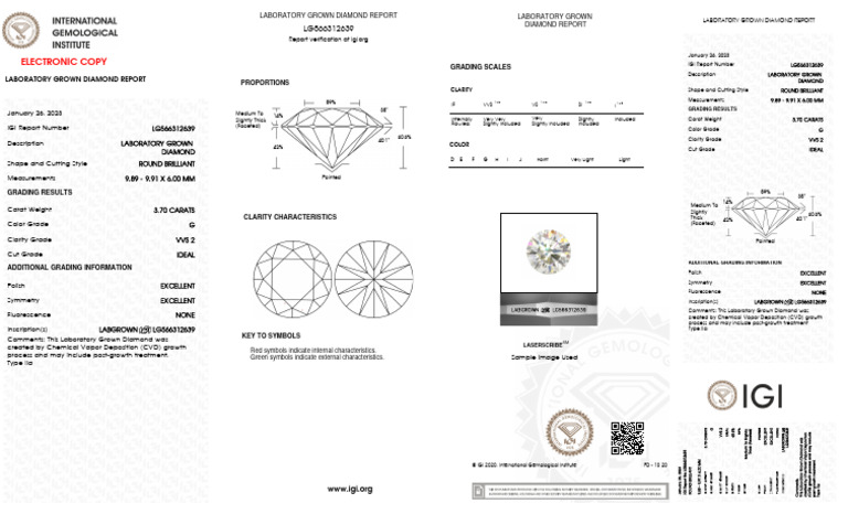 Electronic Copy: Laboratory Grown Diamond Report | PDF | Diamond ...